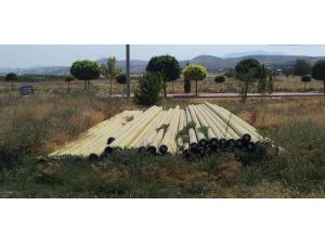 Doğalgaz Borularını Vinçle Çaldı