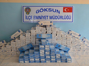 Göksun’da Kaçak Sigara Operasyonu 