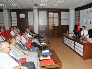 İl İdare Şube Başkanları Toplantısı Yapıldı
