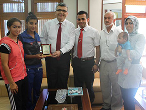 Milli Yıldızlar Emniyet Müdürünü Ziyaret Etti