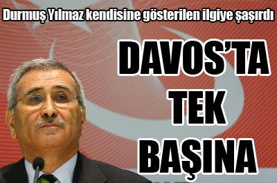Davosta tek başına 
