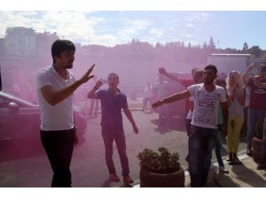 (Özel Haber) Trabzonspor Taraftarından Tolga Zengin’e Görkemli Uğurlama