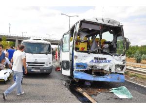 3 İşçi Servisi Çarpıştı: 51 Yaralı