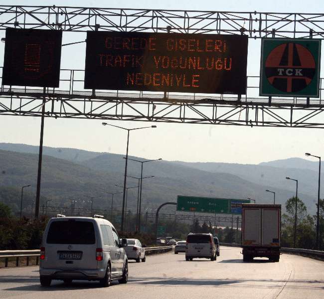 TEM’de Bayram Yoğunluğu