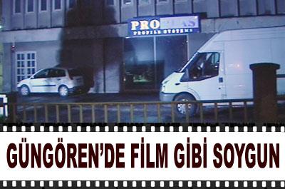 Güngörende film gibi soygun! 