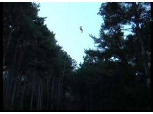 Teleferikte Mahsur Kalan Yolcular Böyle Kurtarıldı