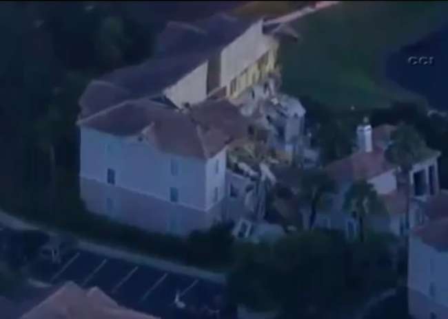 Florida’da Otel Toprağa Battı