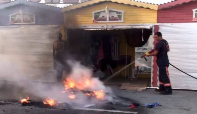 Esnaf Kendi Dükkanını Ateşe Verdi