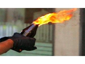 Polis Panzerine Molotoflu Saldırı