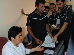 KMS’li Oyuncular Sağlık Kontrolünden Geçti