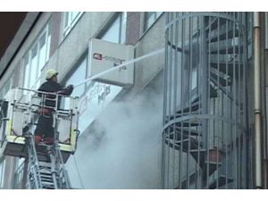 Güngören’de Fabrika Yangını