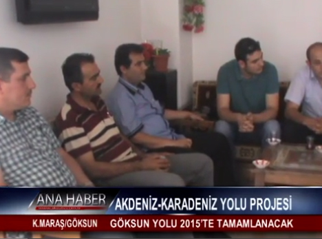 Göksun Yolu 2015te Tamamlanacak