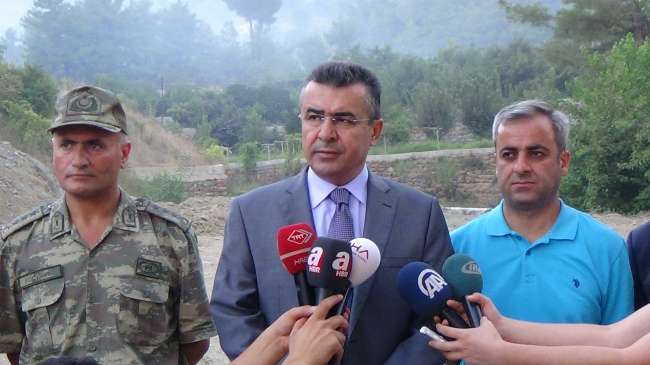 Vali, Sıfır Noktasında İncelemelerde Bulundu