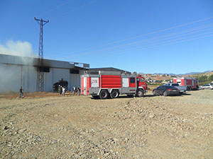 Tekstil Fabrikasında Yangın 