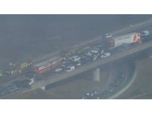 100 Araç Birbirine Girdi