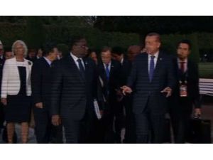 G-20 Liderleri Yemekte Bir Araya Geldi