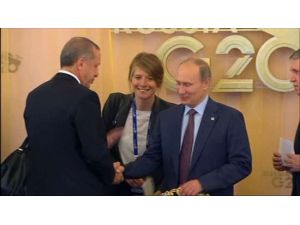 Erdoğan, Putin’le Görüştü