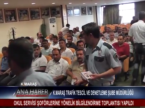 Okul Servis Şoförlerine Bilgilendirme Toplantısı
