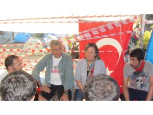 Chpli Vekil Hülya Güvenden, Kas Hastası Gezi Tutuklusuna Destek