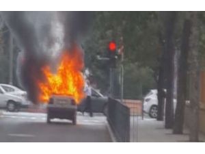 Otomobil Böyle Yandı