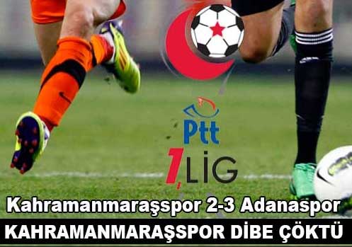 Kahramanmaraşspor Dibe Çöktü