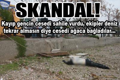 Kayıp gencin cesedi sahile vurdu 