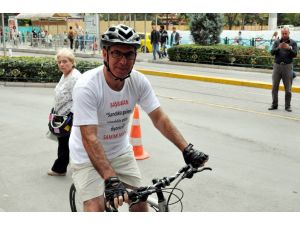 Açığa Alınan Belediye Başkanı Bisikletle Ankara’ya Gidiyor