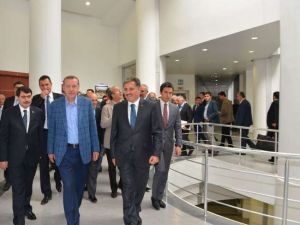 Erdoğan’dan Belediye’ye Ziyaret