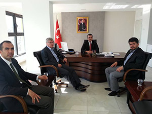 Güvenç Kaymakamları Ziyaret Etti