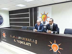 Güvenç, Ak Parti Onikişubat İlçe Yönetim Kurulunu Ziyaret Etti.