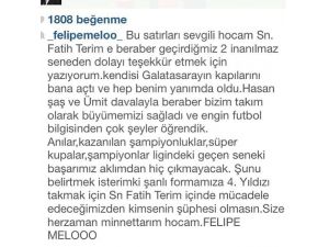 Melo’dan Terim’e Duygusal Veda