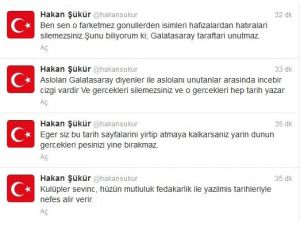 Hakan Şükür: “galatasaray Taraftarı Unutmaz”
