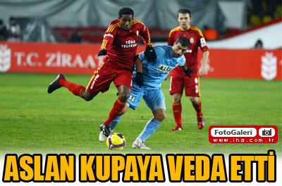 Galatasaray kupaya veda etti 