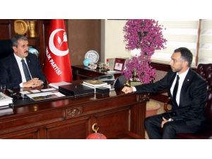 Azerbaycan Milli Azatlık Cephesi Partisi Genel Başkanı, Bbp Lideri Destici’yi Ziyaret Etti