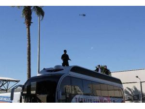 Erdoğan Havada Da Sıkı Koruma