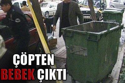 Çöpten bebek çıktı 