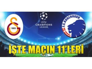 Galatasaray’ın İlk 11’i Belli Oldu