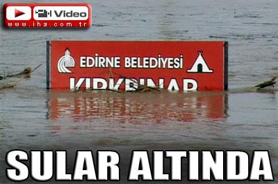 Edirne sular altında 