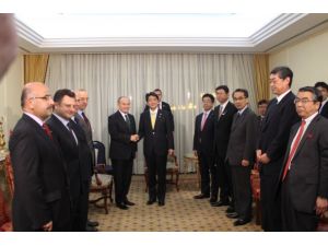 İbb Baskanı Topbaş Japonya Başbakanı Abe İle Görüştü