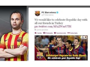 Barça’dan ’’90. Yıl’’ Jesti
