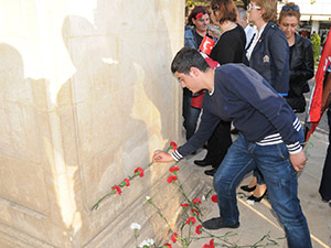 Kahramanmaraşta Cumhuriyet Yürüyüşü 