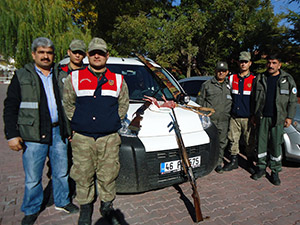 Gece Avcıları Jandarmaya Yakalandı