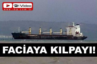 Çanakkalede faciaya kılpayı 