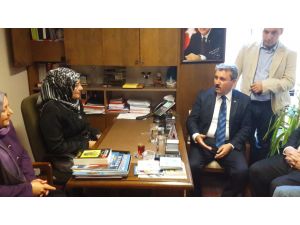 Bbp Genel Başkanı Desticiden Başörtülü Milletvekiline Destek