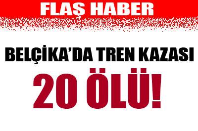 Belçikada tren kazası: 20 ölü 