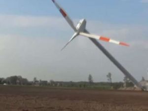 40 Metrelik Türbini Böyle Devirdiler