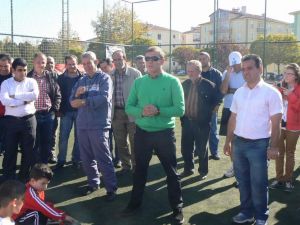 Tanju Çolak, Bozüyük Futbol Akademisini Ziyaret Etti