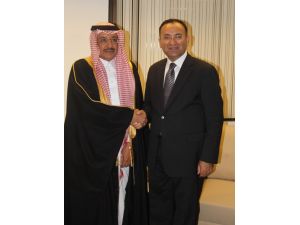 Bozdağ, Suudi Arabistan Ulaştırma Bakanı Al-suraisry İle Bir Araya Geldi