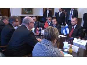 Fin Meclis Başkanı İle Görüştü