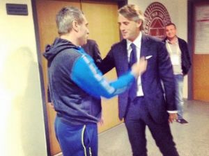 Mancini’yi Ziyaret Etti